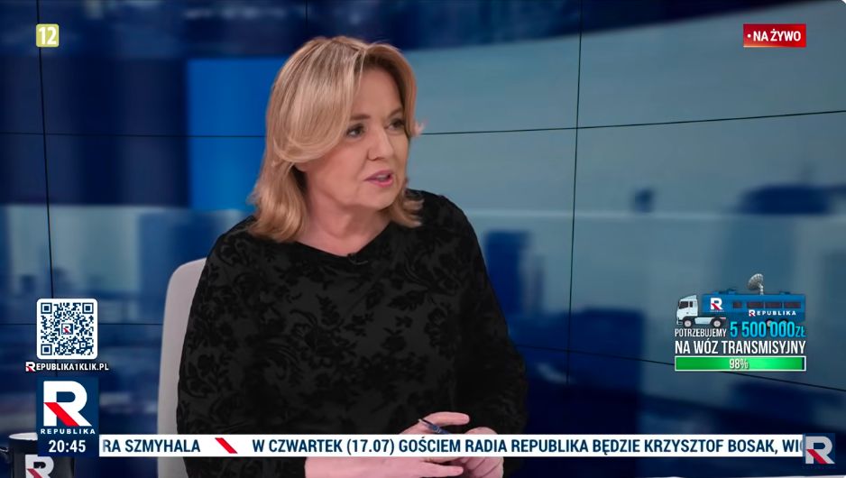 Danuta Holecka otworzyła się na antenie Republiki