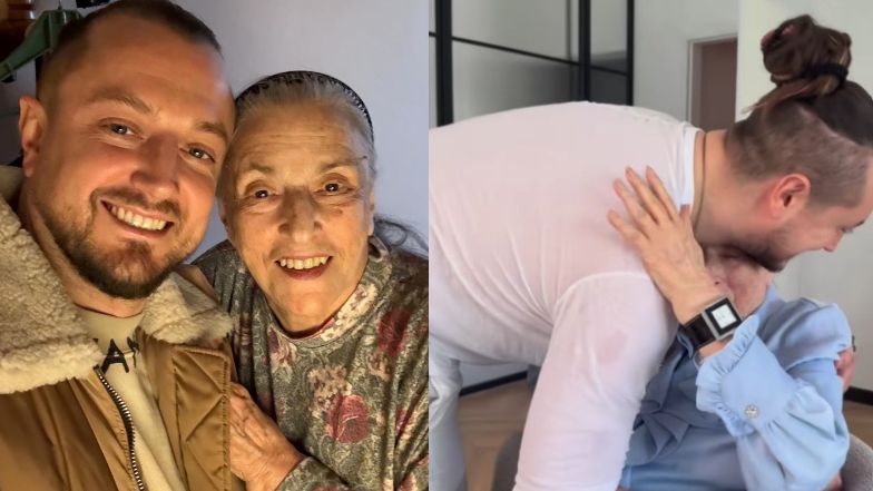 Baron pokazał ostatnie nagranie z babcią
