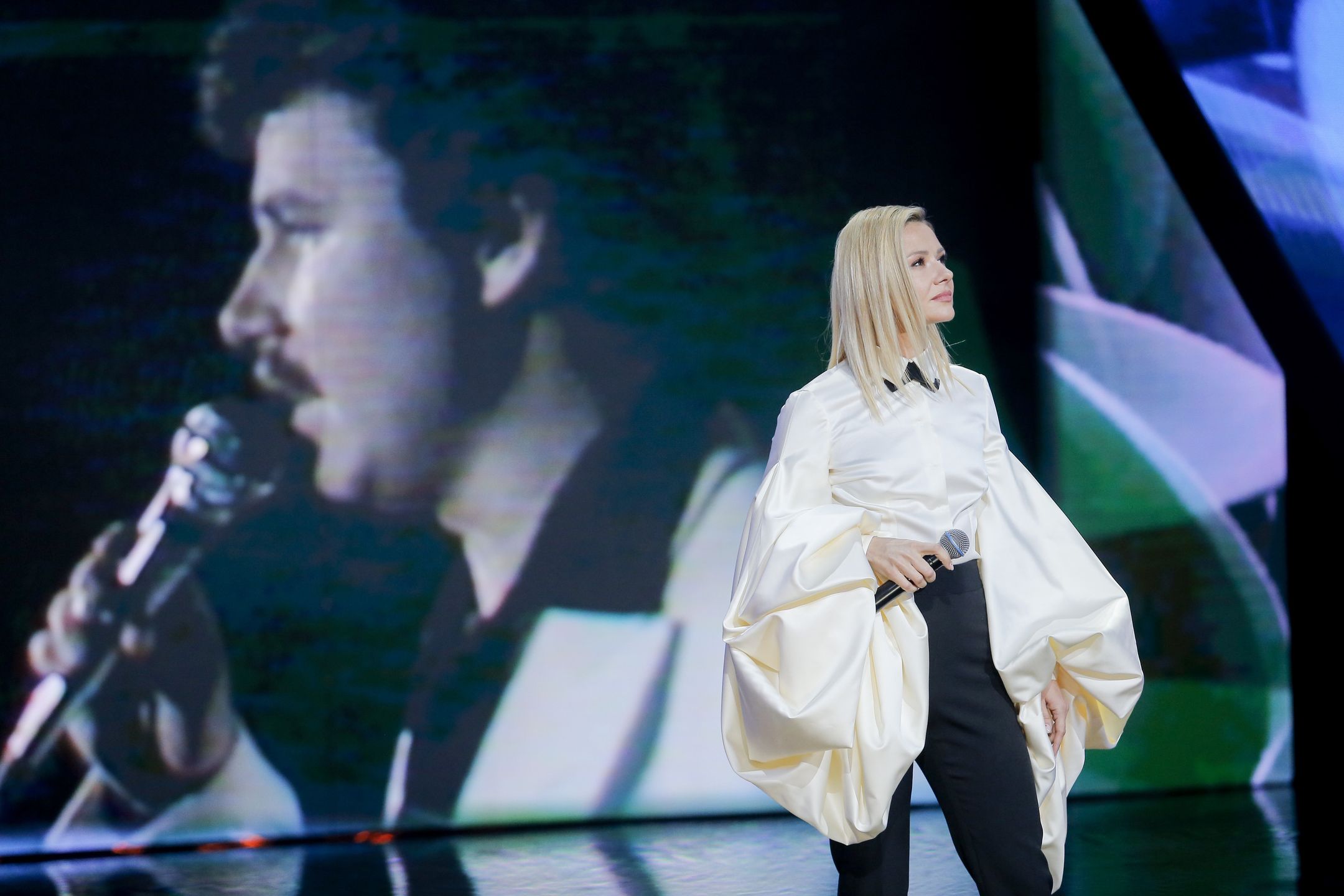 Opole 2021. Anna Karwan podczas koncertu upamiętniającego Krzysztofa Krawczyka