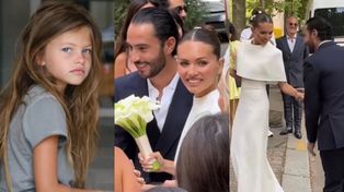 "Najpiękniejsza dziewczynka świata" POŚLUBIŁA znanego DJ-a! Thylane Blondeau zachwyciła w skromnej sukni (ZDJĘCIA)