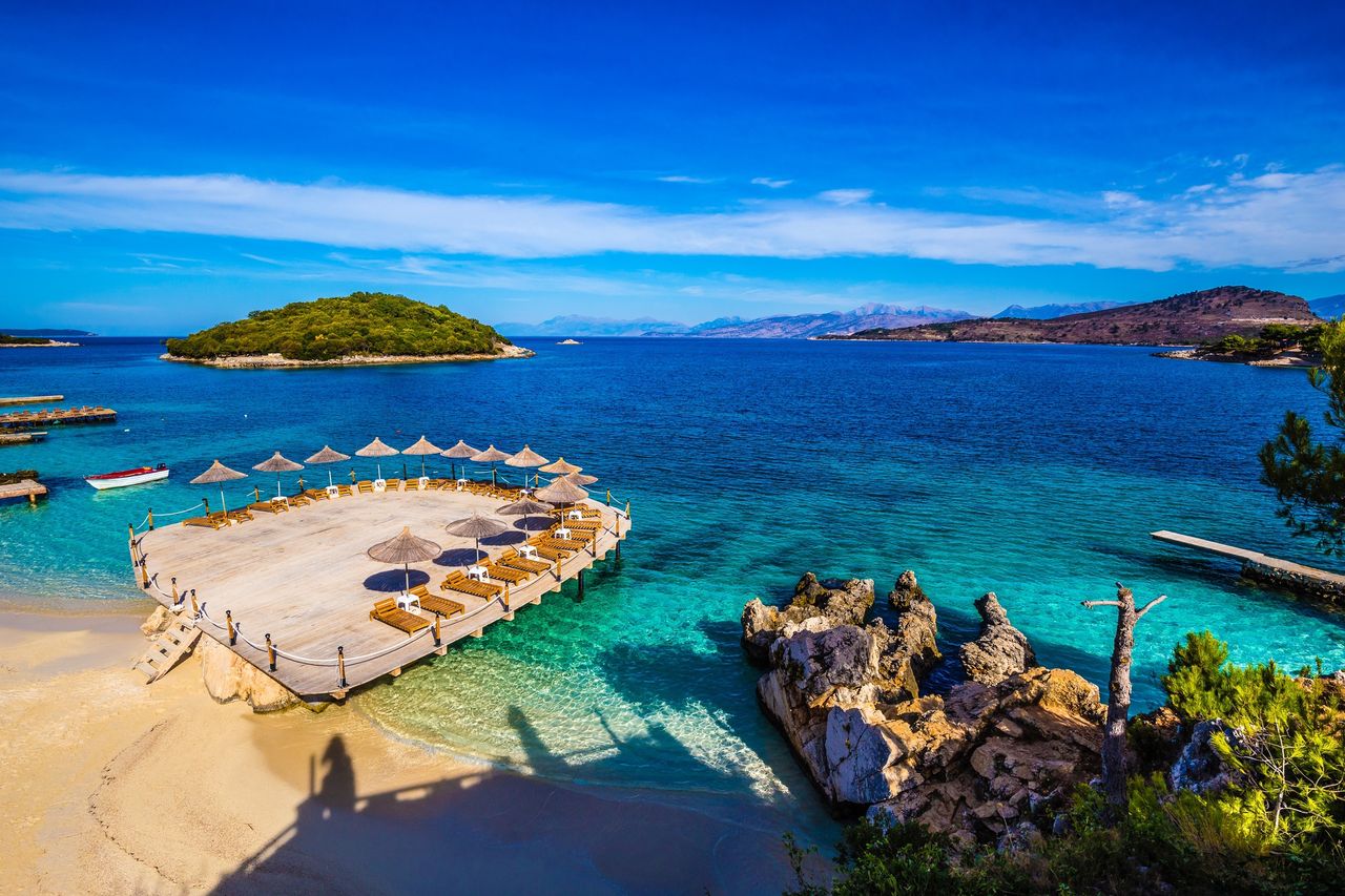 Plaża Ksamil, Saranda