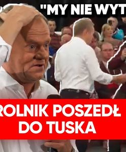 Rolnik zaskoczył Tuska na spotkaniu w Piotrkowie Tryb. Premier musiał się tłumaczyć