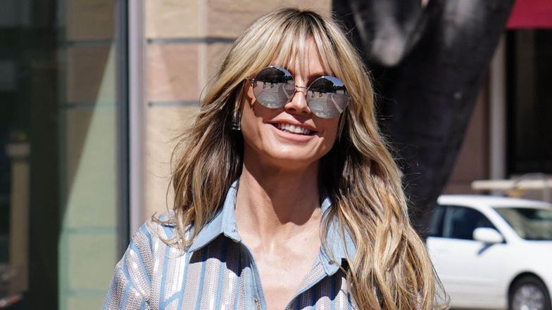 Heidi Klum w ciekawej stylizacji