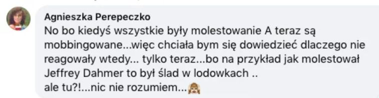 Komentarz Agnieszki Fitkau-Perepeczko
