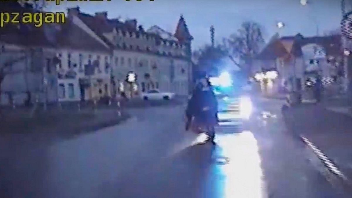 Motocyklista nie zdołał uciec policji