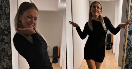 ODCHUDZONA Aneta Zając zachwyca w czarnej mini. Fani krótko: "ZJAWISKOWA"