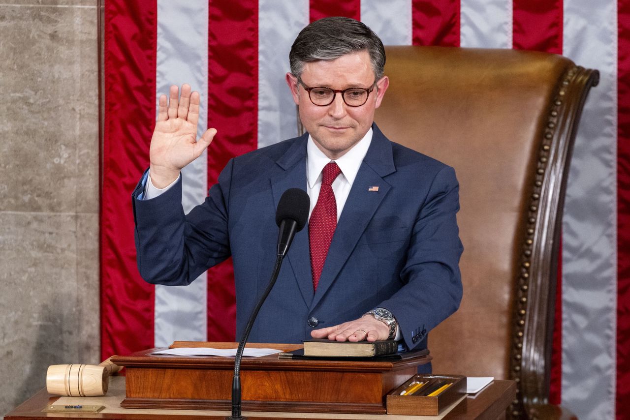 Mike Johnson reelected speaker with Trump's backing