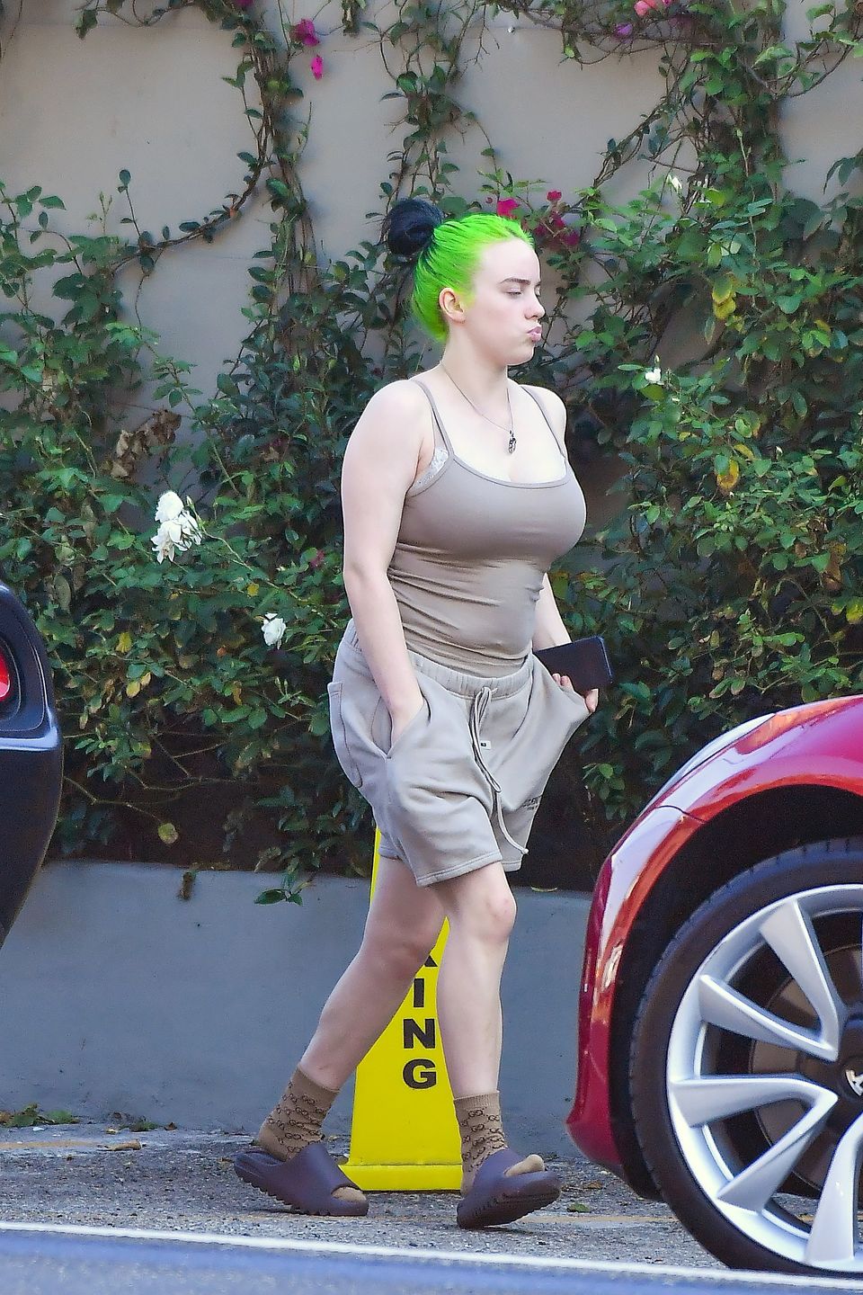 Billie Eilish na ulicach Los Angeles