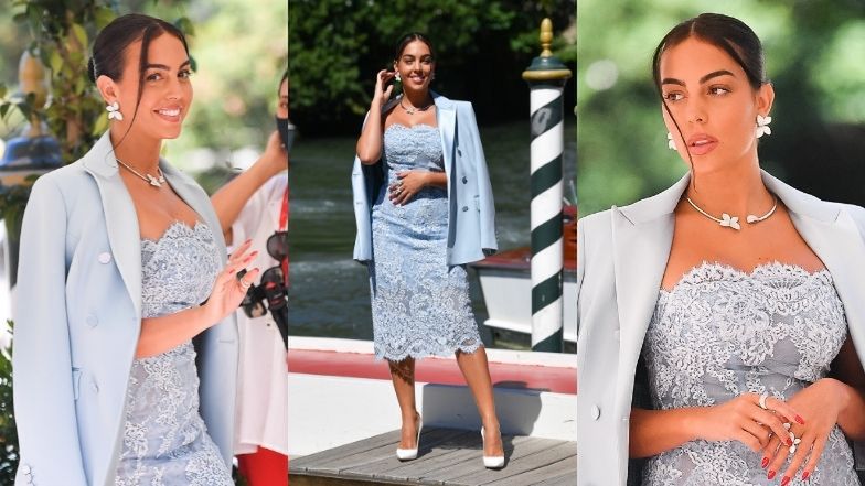 Georgina Rodriguez zadaje szyku pierwszego dnia Festiwalu Filmowego w Wenecji