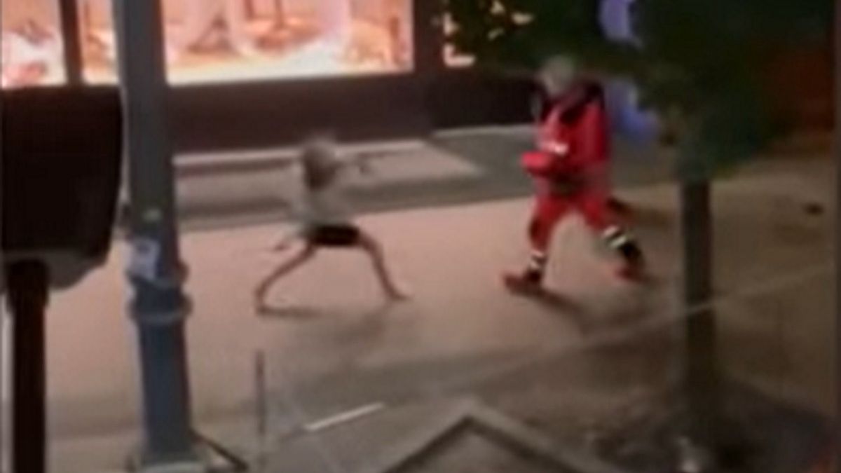 bójka z ratownikiem