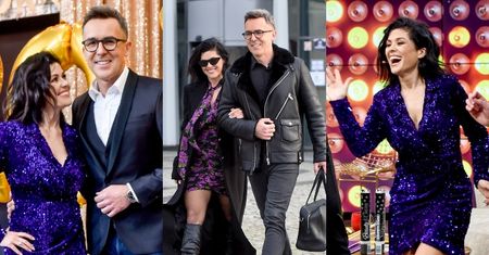 Cichopek i Kurzajewski rozpoczęli już sylwestrowe szaleństwo. Kasia wywijała w studiu "PnŚ"... (ZDJĘCIA)