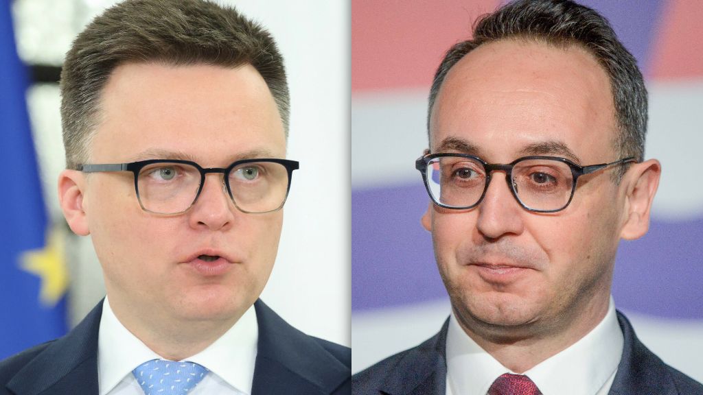 Szymon Hołownia i Dariusz Klimczak