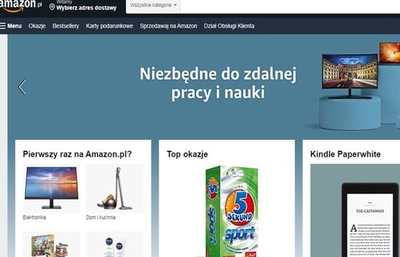 Pół roku działalności polskiej wersji platformy Jeffa Bezosa w Polsce: Amazon otworzył polski rynek na świat