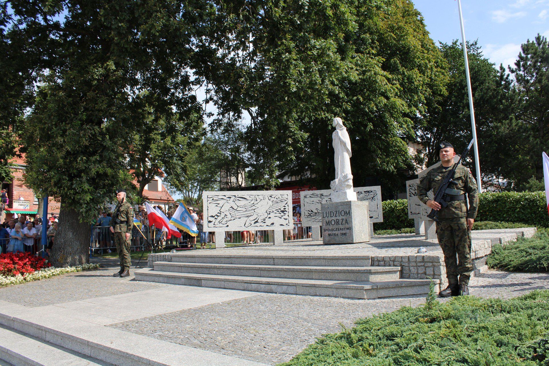 Uroczystości Święta Wojska Polskiego w Ustce.