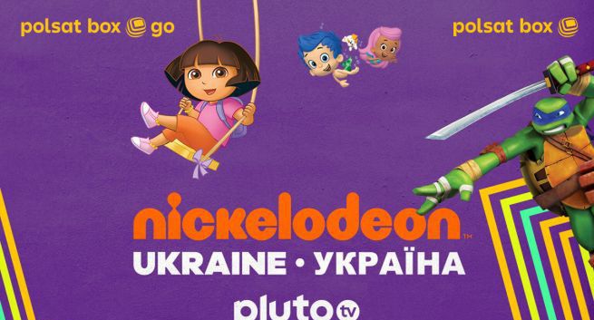 Nickelodeon Ukraine Pluto TV dostępny w Polsat Box i Polsat Box Go