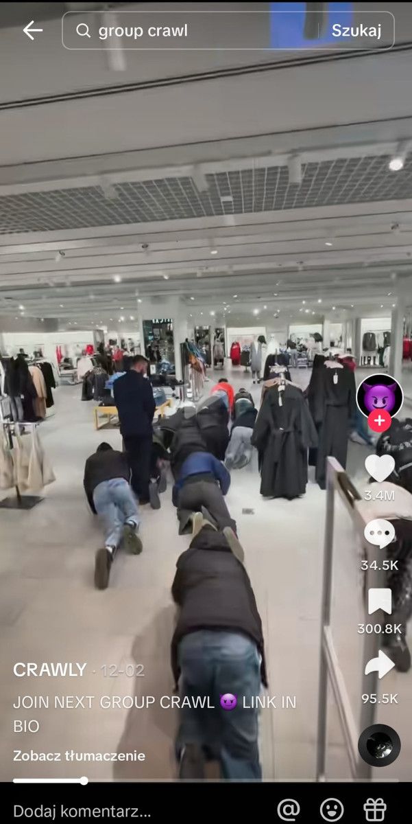 Ludzka Stonoga na żywo, czyli pełzające nastolatki