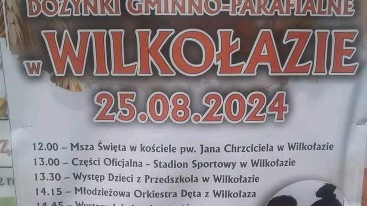 Dożynki w Wilkołazie 2024
