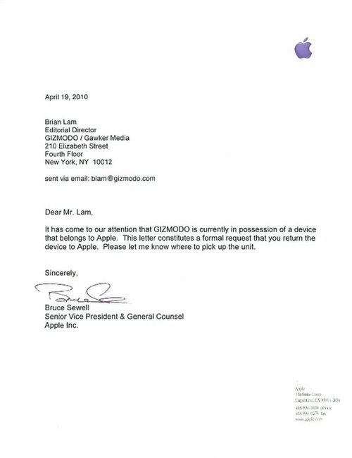 Apple domaga się zwrotu iPhone'a 4G 2