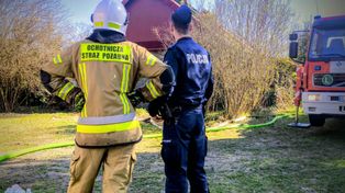 Pożar domu w Siemieniu. Trzeba było rozebrać cały dach