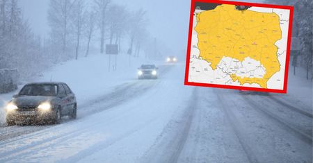 Nowe alerty IMGW. Znów intensywne opady śniegu