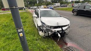 Groźna kolizja na Ursynowie. 3 promile stwierdzono u kierowcy Ubera