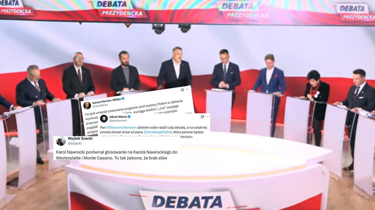 Komentarze po debacie prezydenckiej