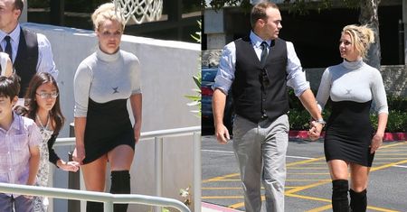 Britney w obcisłej sukience (ZDJĘCIA)