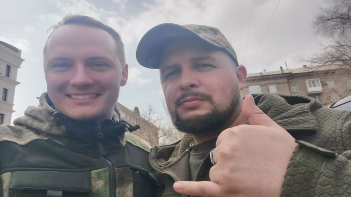 Na zdjęciu Michaił Łuczin (od lewej) i Władlen Tatarski