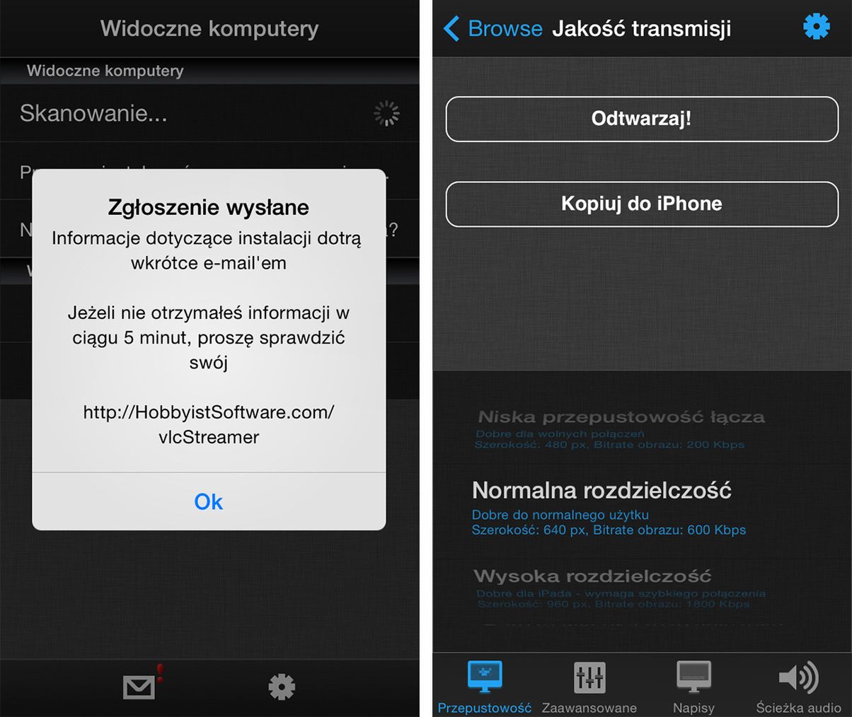 Płatna wersja VLC Streamera do pobrania za darmo z App Store! 2