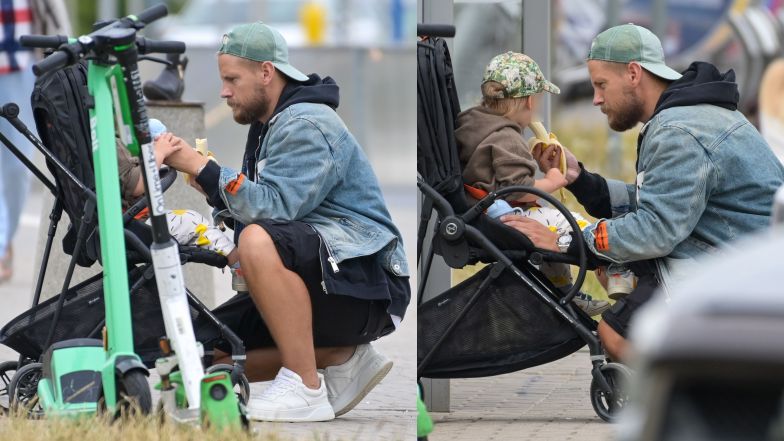 Sebastian Fabijański zajmuje się synem
