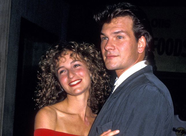 Jennifer Grey i Patrick Swayze na premierze "Dirty Dancing" w 1987 r. w Nowym Jorku