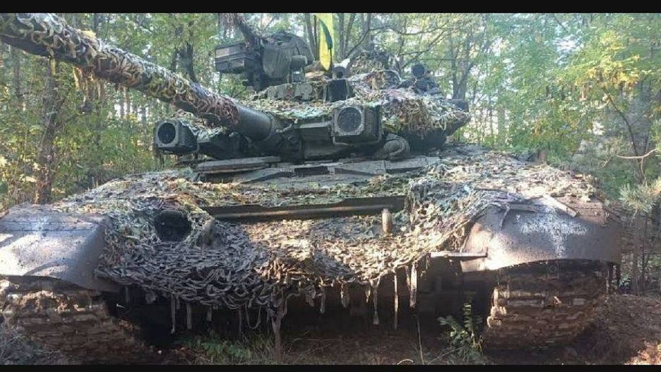 Przejęty przez Ukraińców T-90A w służbie SZU.