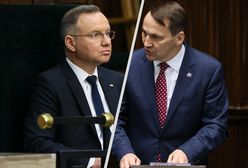 "Zdziwiła mnie reakcja prezydenta". Sikorski komentuje zachowanie Dudy w Sejmie