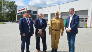 Budowa strażnicy w Końskich. Zbliża się ku końcowi