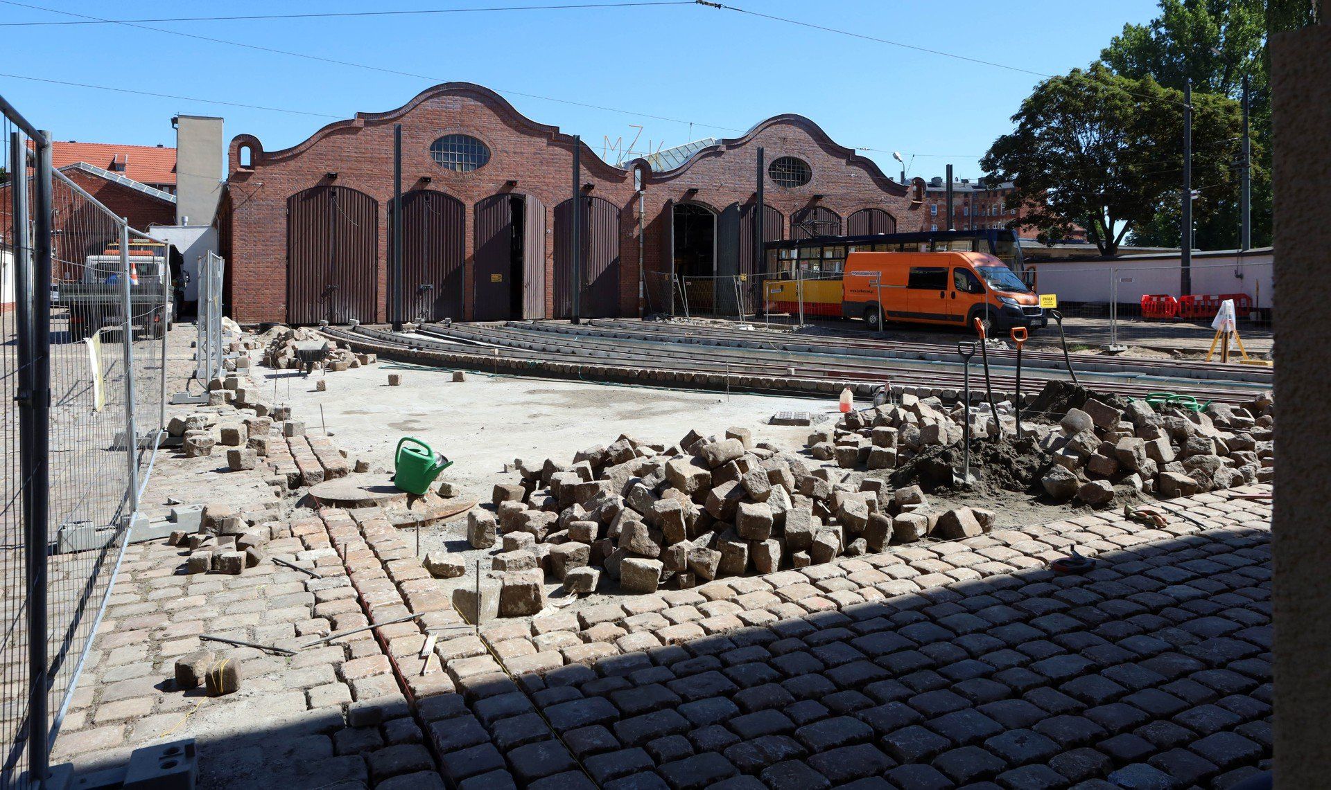 Remont w zajezdni tramwajowej MZK w Grudziądzu