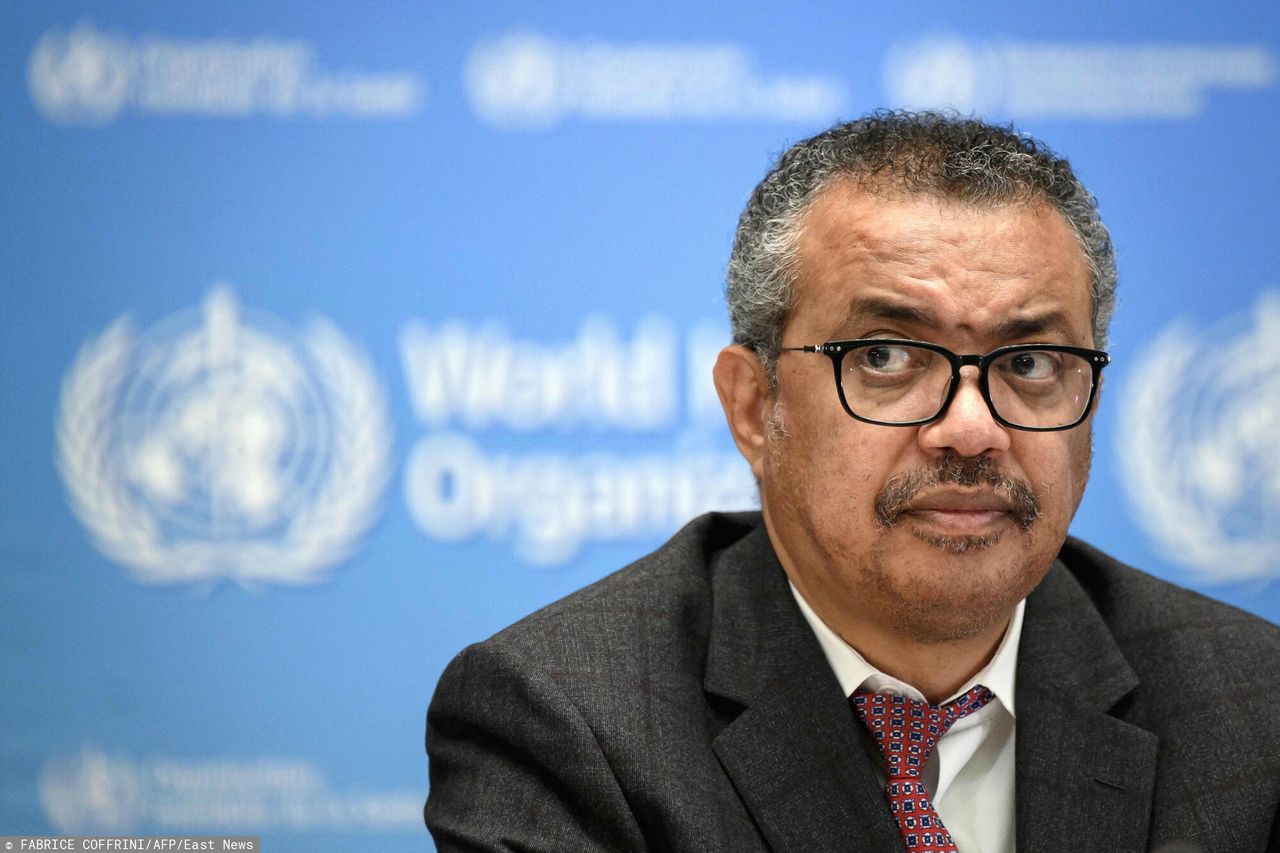 Szef WHO Tedros Adhanom Ghebreyesus 