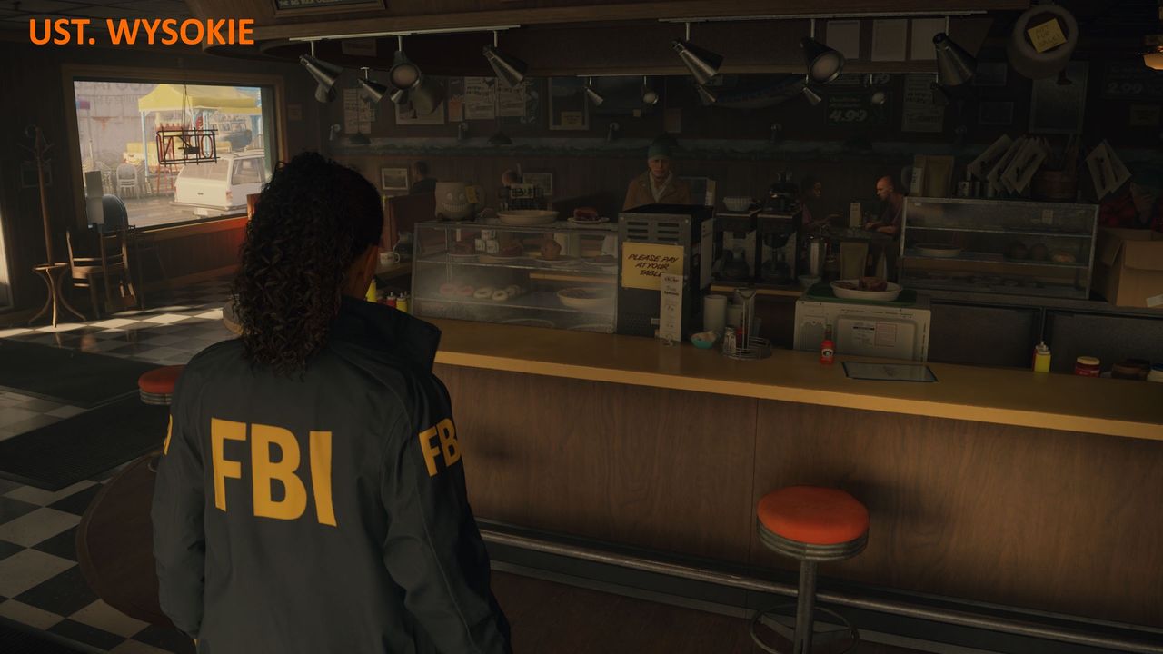 Alan Wake 2 - ustawienia wysokie 2
