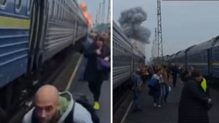 To nie było jedyne uderzenie. Trafiony pociąg relacji Kijów-Warszawa