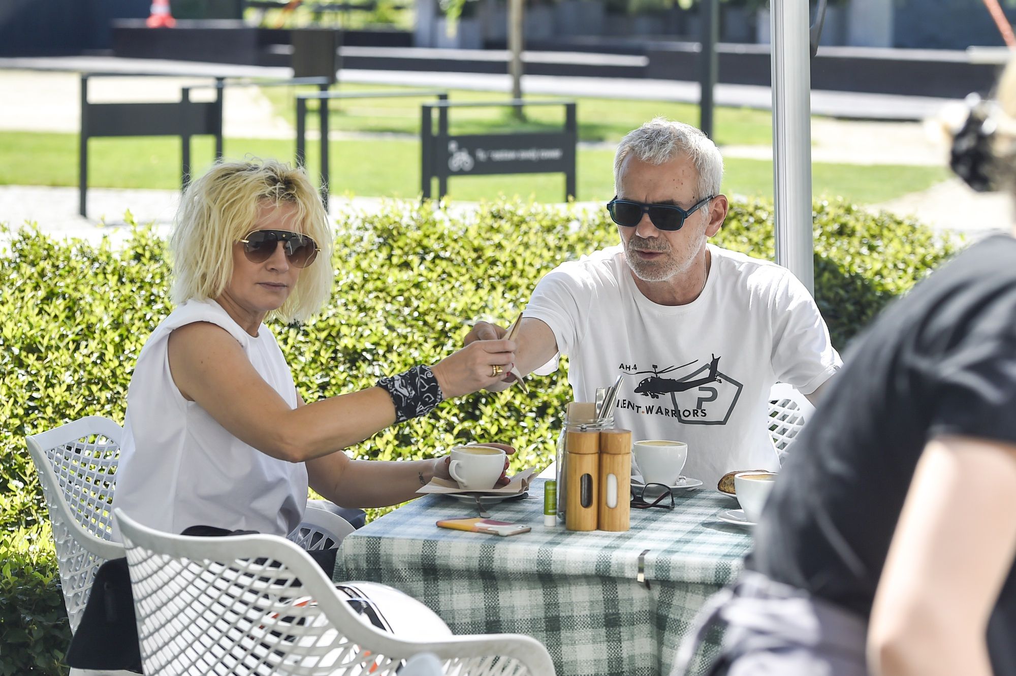 Robert Janowski i jego żona Monika