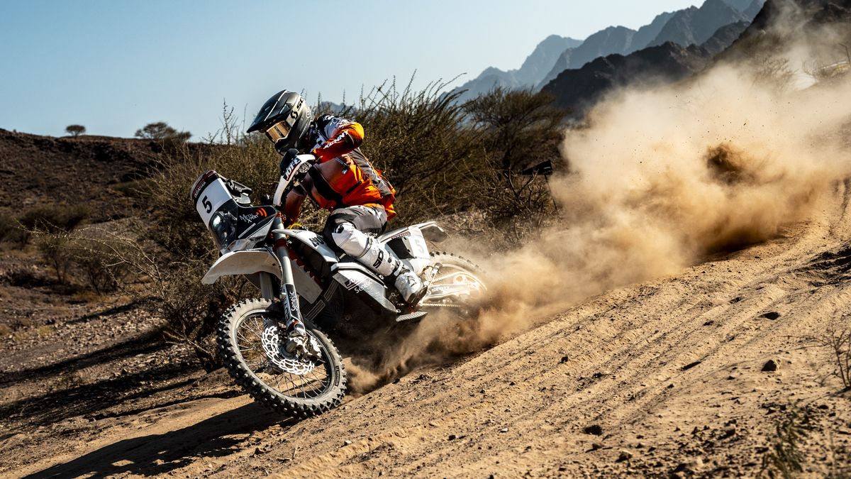 Konrad Dąbrowski podczas Dubai Baja 2025