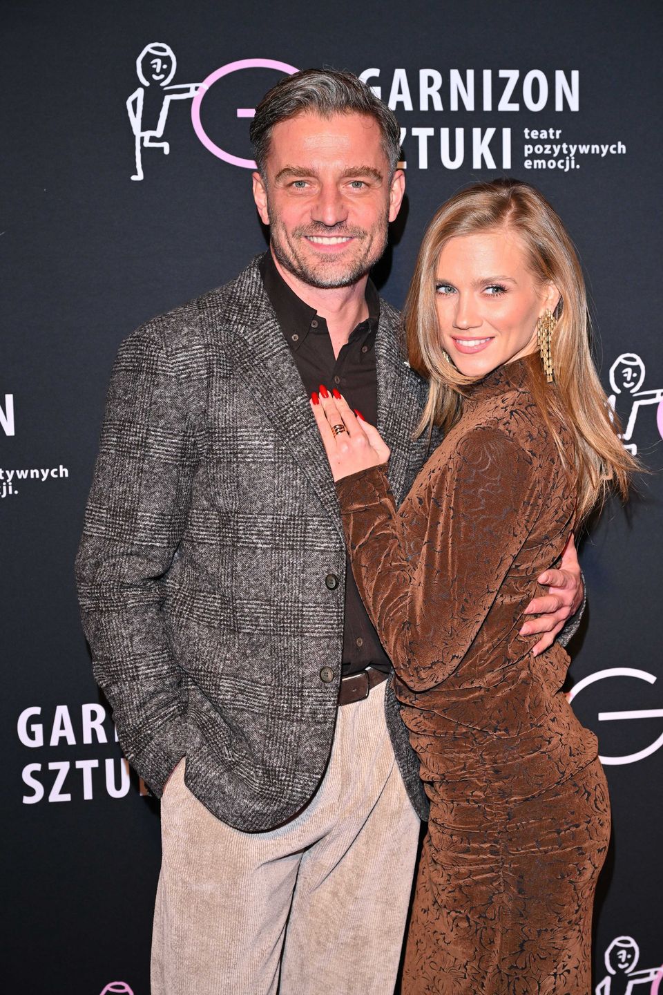 Agnieszka Kaczorowska i Marcin Rogacewicz