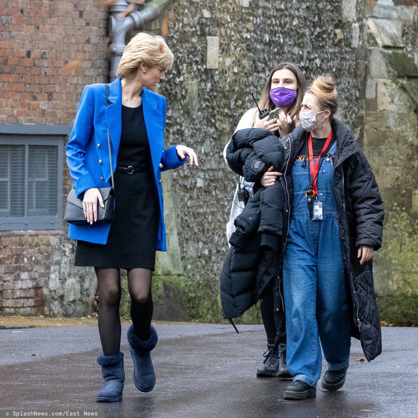 Wyciekły zdjęcia Elizabeth Debicki z planu "The Crown"