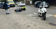 Warszawa: Zderzenie motoroweru z motocyklem na Mokotowie
