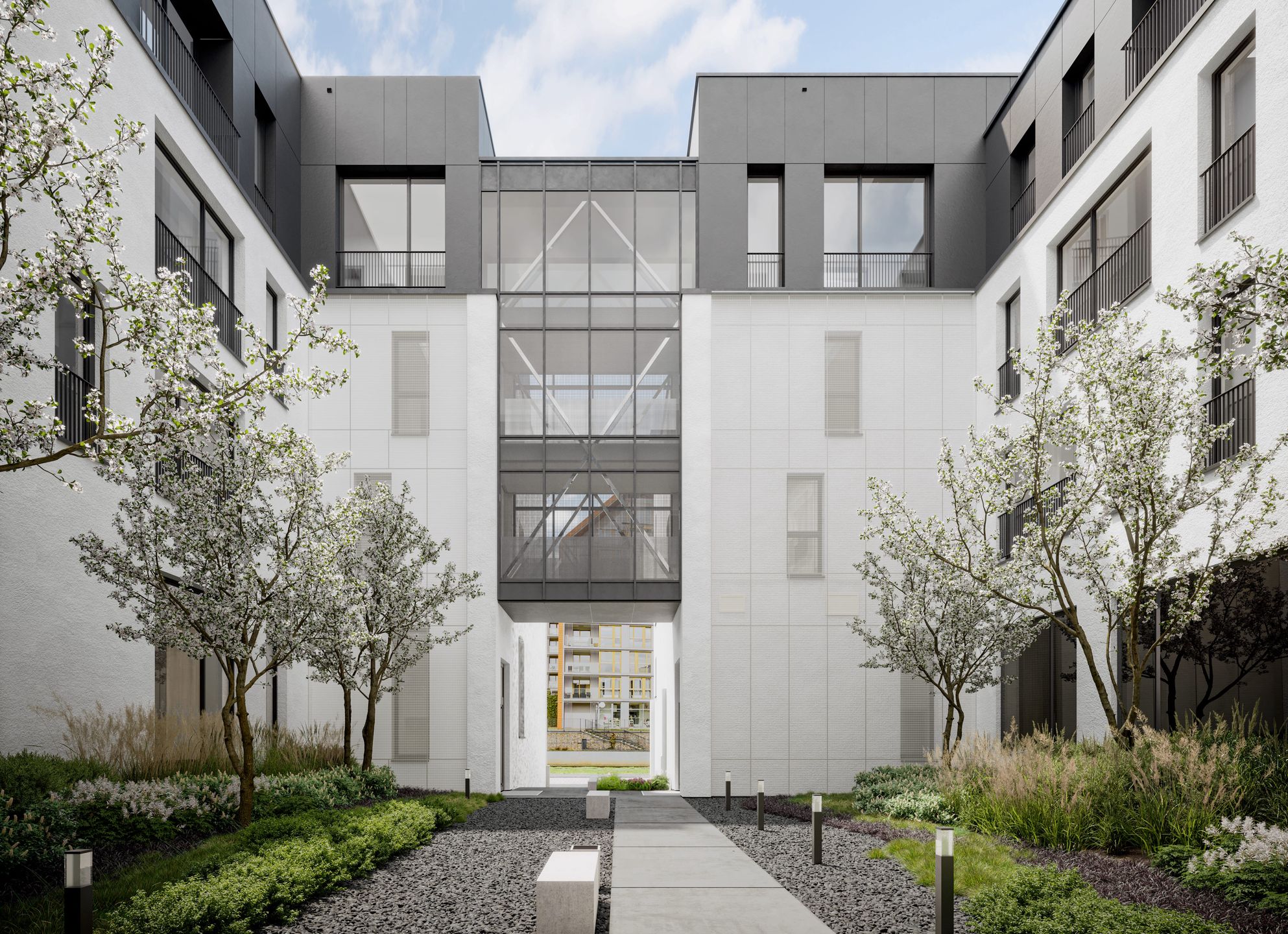 Kamienna 28 - wizualizacja inwestycji ACCIONA  realizowanej w Gdańsku