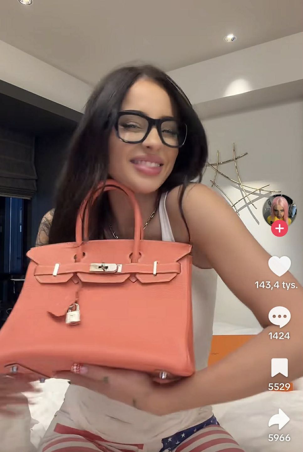 Fagata kupiła torebkę Birkin