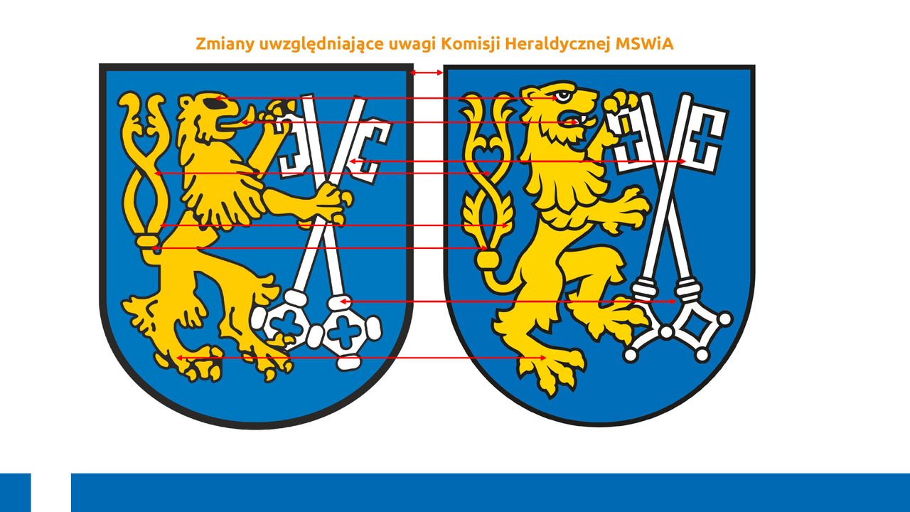 Kosmetyczne zmiany w herbie Legnicy.