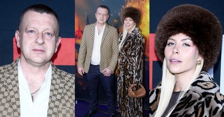 Julia von Stein lansuje się na ściance. Towarzyszył jej odziany w marynarkę za 12 tysięcy biznesmen. Stylowi?