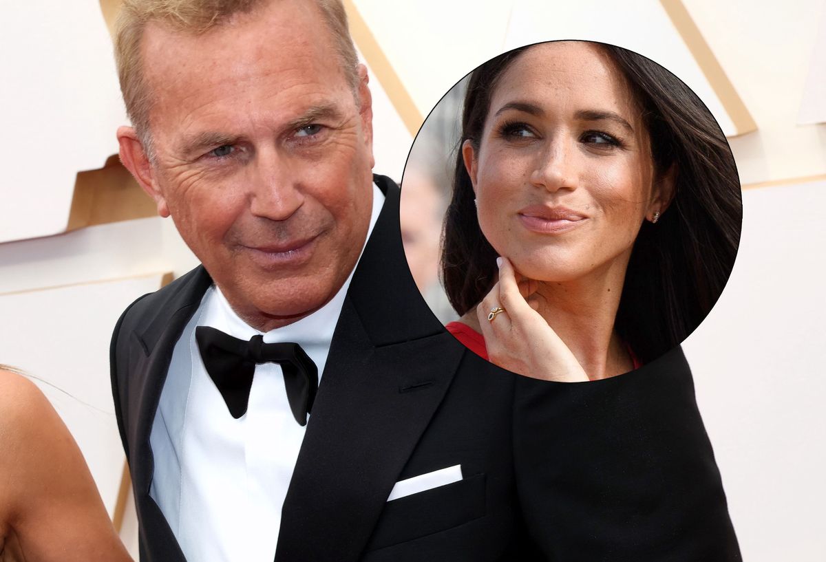 Kevin Costner chciał filmu z Dianą, teraz myśli o Meghan