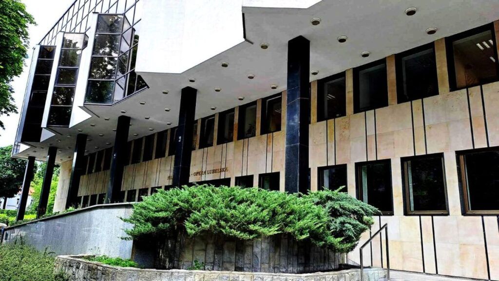 Południowa część Centrum Spotkania Kultur – gmach Opery Lubelskiej i Filharmonii Lubelskiej im. Henryka Wieniawskiego © materiały prasowe „Lublin - Miasto Inspiracji”
