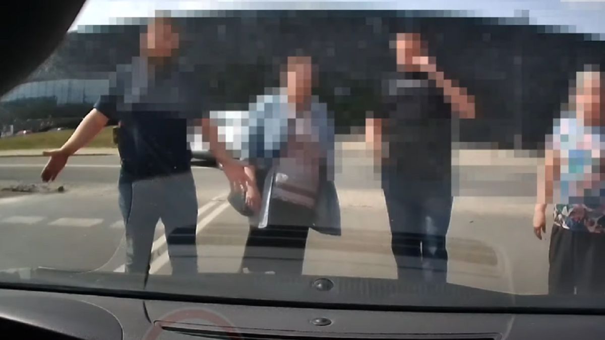 Nagranie ze zdarzenia w Katowicach generuje spore wątpliwości co do słuszności kary dla kierowcy.